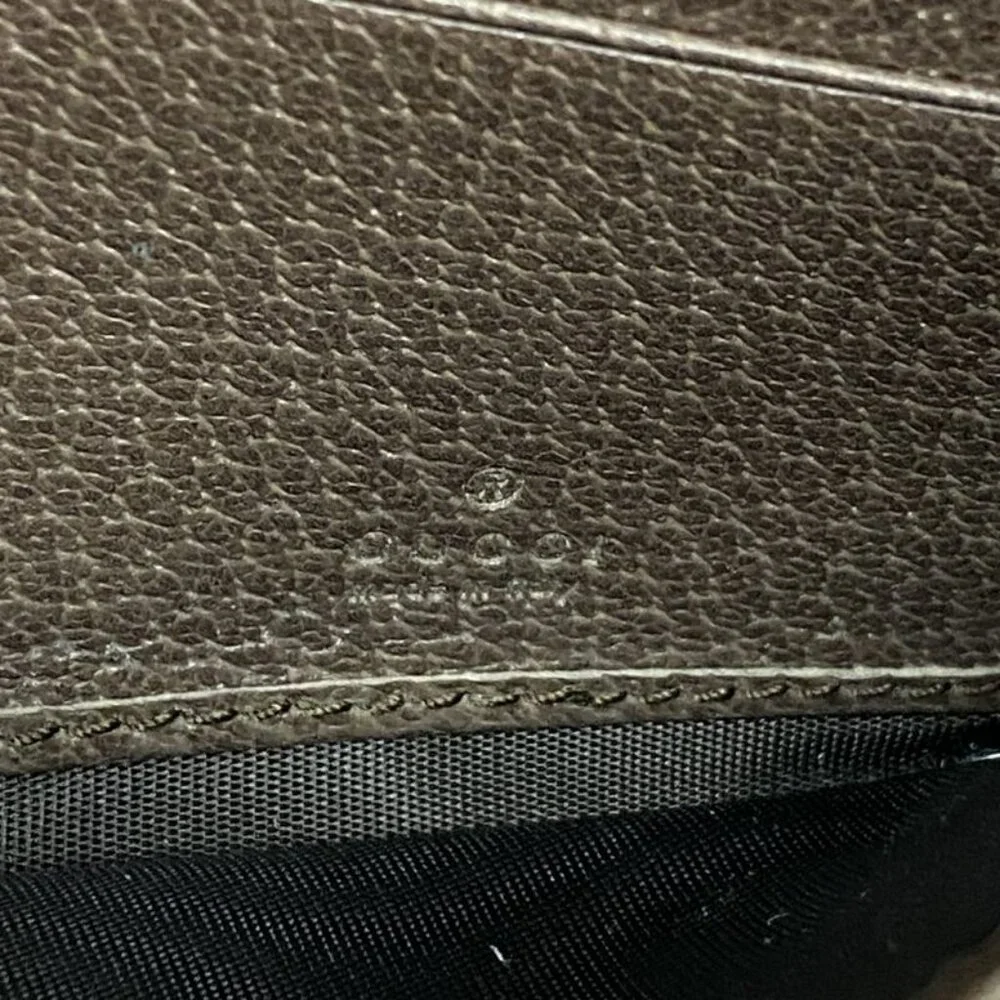 Gucci Wallet Ophidia Brown Beige Gold - Picture 4 of 10